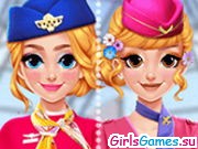 Игра Макияж и платье для стюардессы